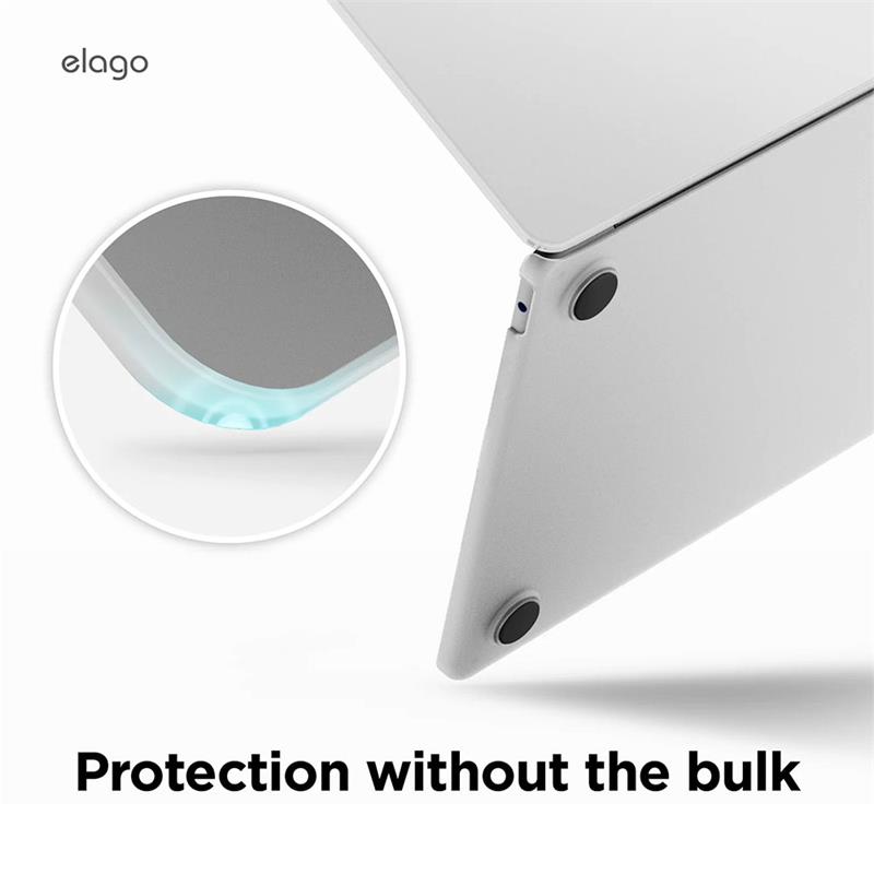 Elago kryt Ultra Slim Case pre Macbook Air 13" M2/M3/M4 - Frosted Clear 