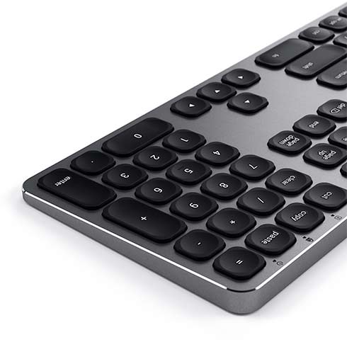 Satechi klávesnica Aluminium Wired USB Keyboard - Space Gray 