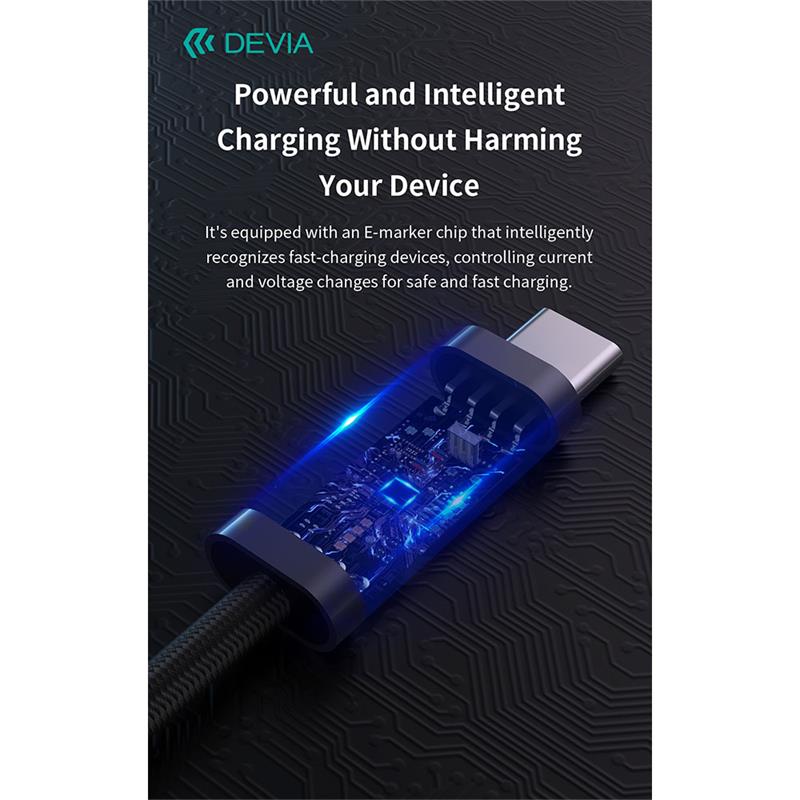 Devia kábel USB-C Extreme Speed Series 240W Cable 2m - Black 