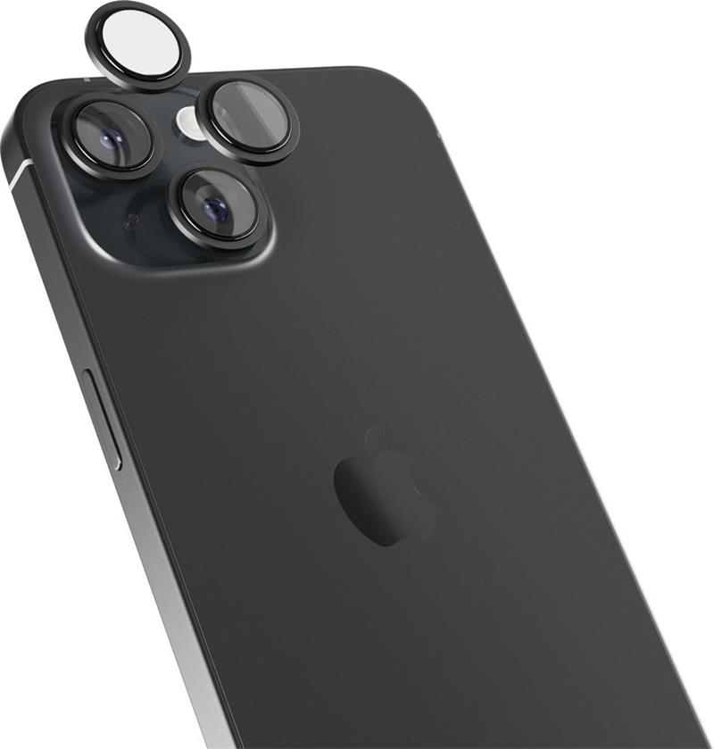iStores by Epico Aluminium Lens Protector pre Apple iPhone 16 / 16 Plus - čierna 
