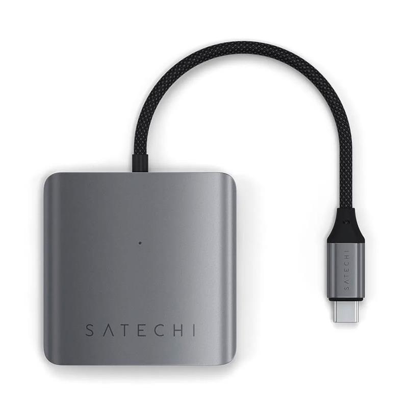 Satechi 4-Port USB-C Hub with Power Delivery - Space Grey 