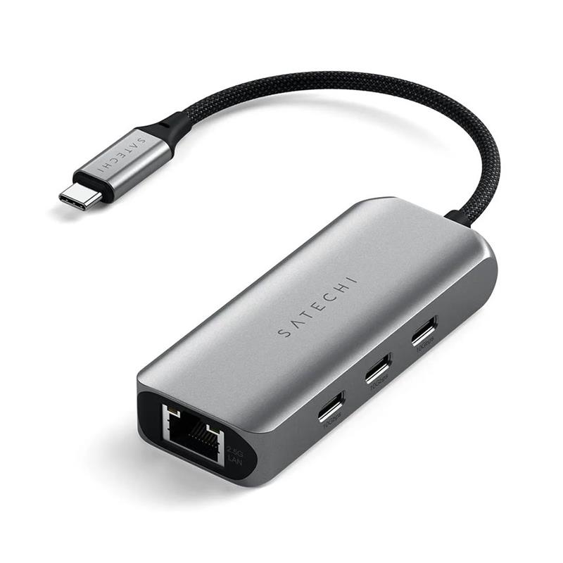 Satechi USB-C Hub 4-in-1 with 2.5 Gigabit Ethernet - Space Gray 