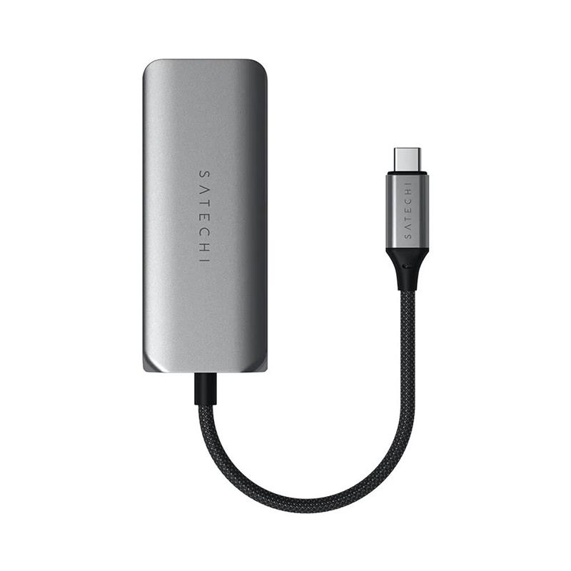 Satechi USB-C Hub 4-in-1 with 2.5 Gigabit Ethernet - Space Gray 