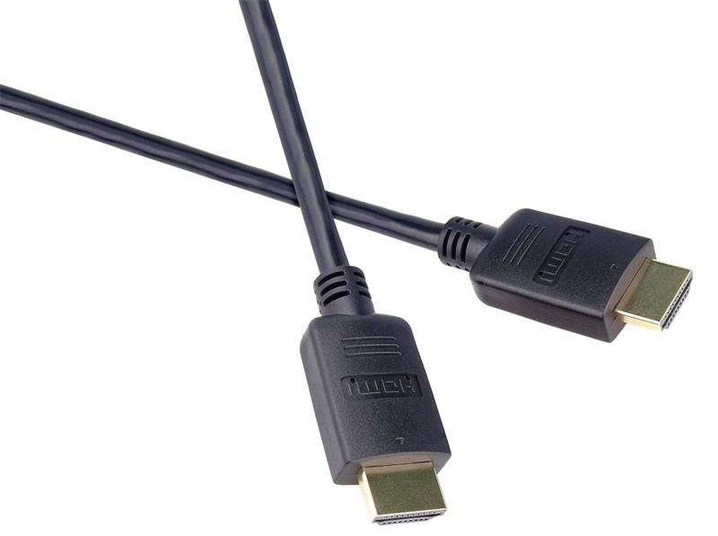 PremiumCord 4K HDMI 2.0b High Speed + Ethernet kabel, pozlátené konektory, 2m 