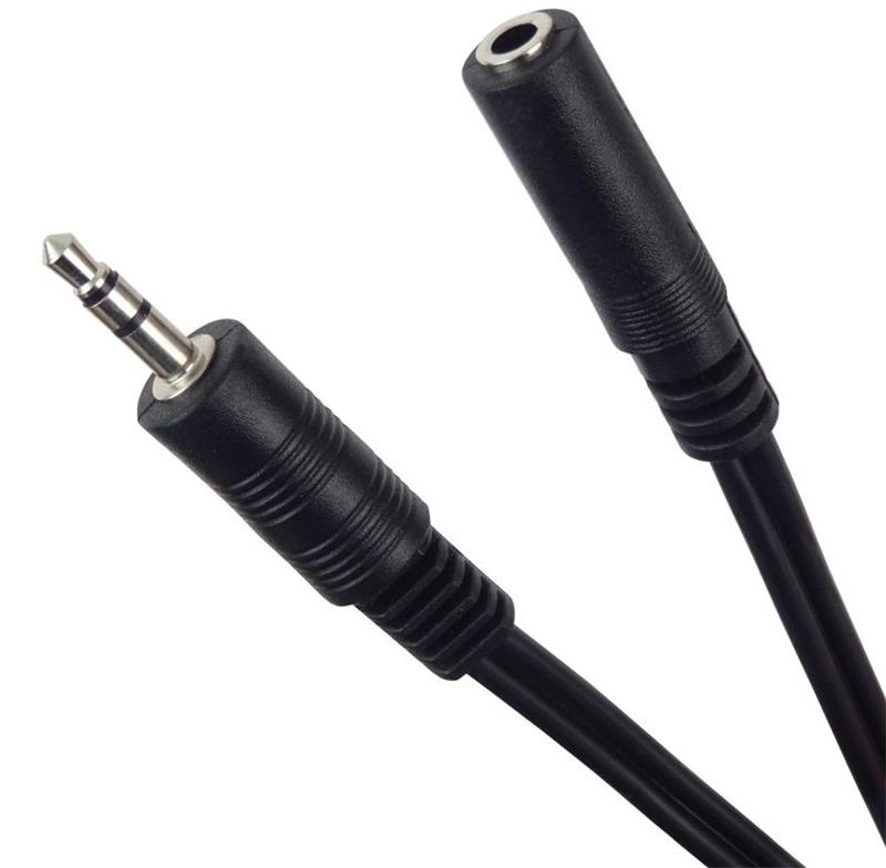 PremiumCord Kábel Jack 3.5mm M/F 2m 