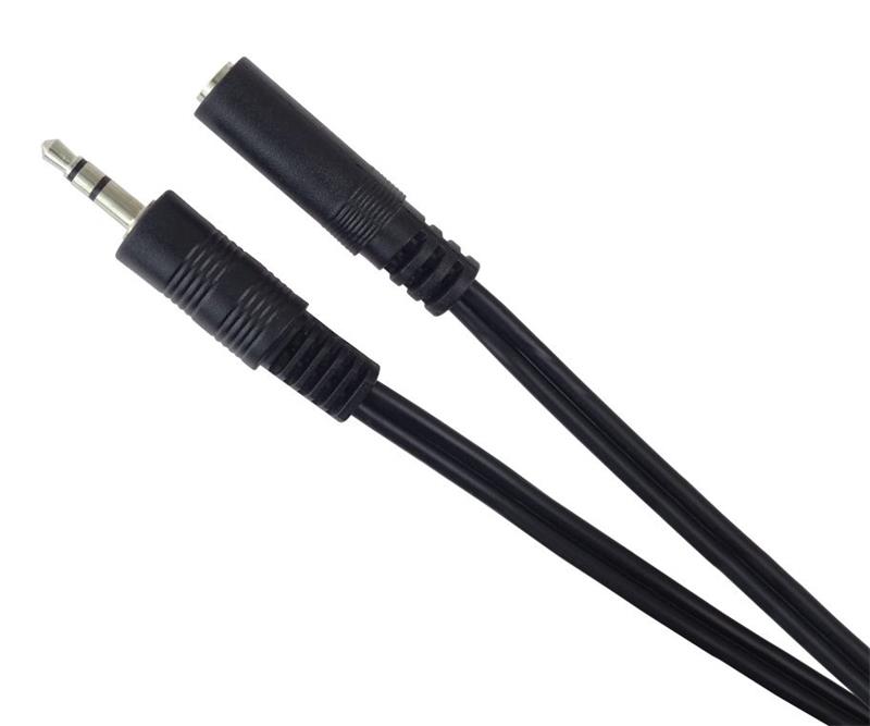PremiumCord Kábel Jack 3.5mm M/F 2m 