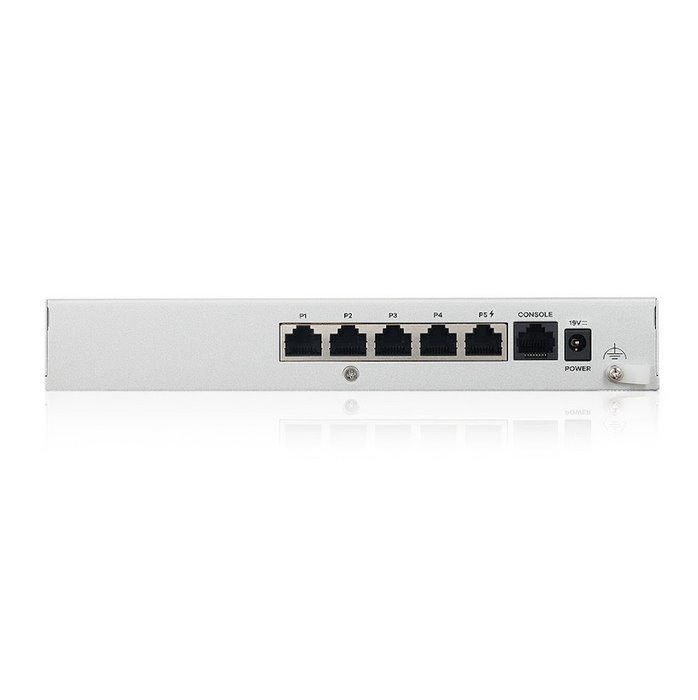 Zyxel USG FLEX 50 HP, 5 Gigabit user-definable ports, 1*1G PoE+, 1*USB with 1 YR Gold Security Pack 