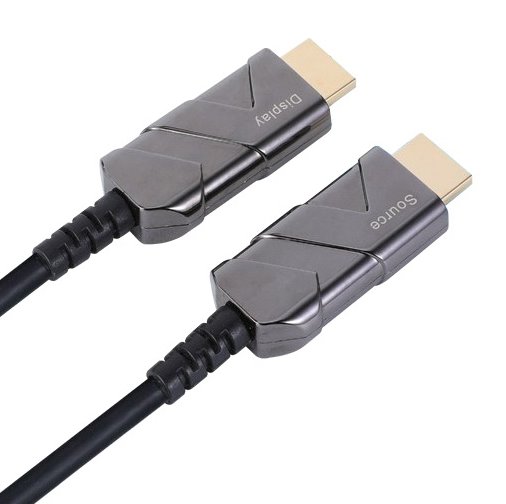PremiumCord Ultra High Speed HDMI 2.1 optický fiber kabel 8K@60Hz, pozlátený 5m 