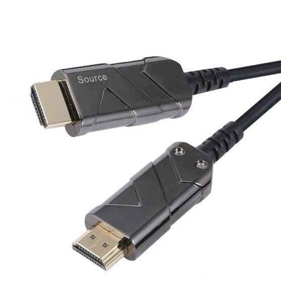 PREMIUMCORD Ultra vysokorýchlostné HDMI 2.1 optický kábel 8K@60Hz,  pozlátený 40 m 