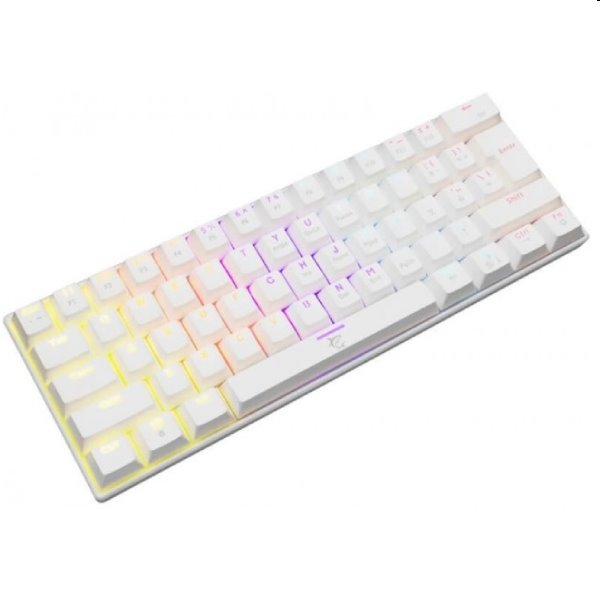 White Shark Mechanical gaming keyboard SHINOBI, US, blue switch, white 
