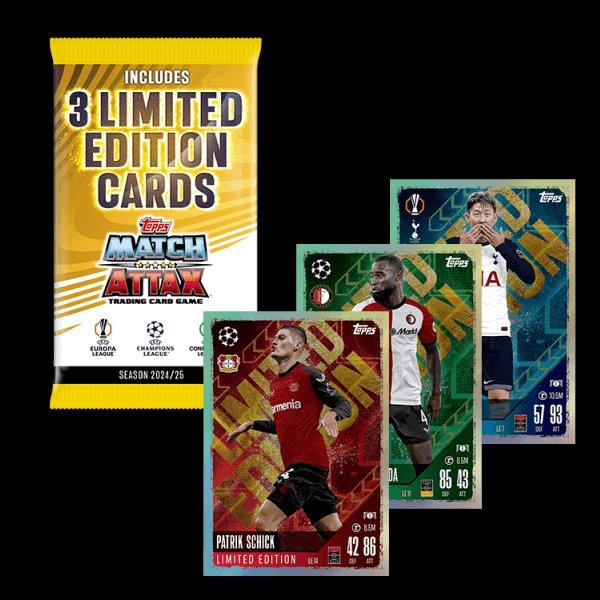 Futbalové karty Topps Match Attax TCG 2024/25 UCC Mega Multipack 