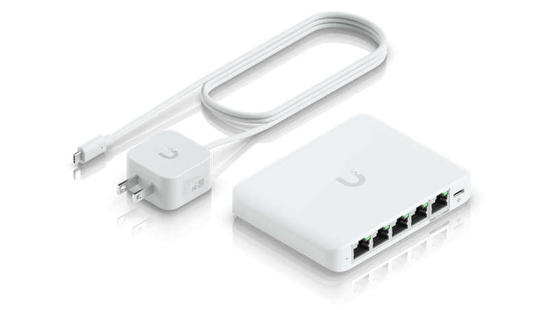 Ubiquiti UniFi switch USW Flex mini 2,5G   5x 2,5Gbps  power over PoE  indoor/outdoor 