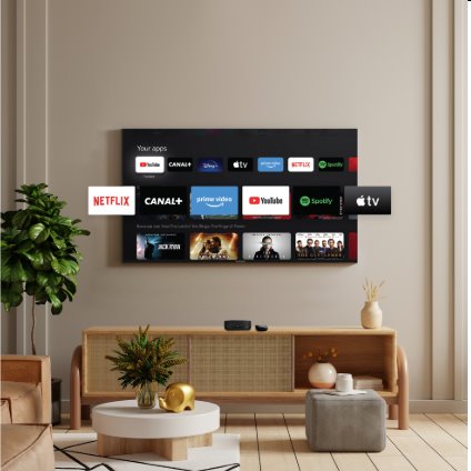 Thomson Streaming Box Plus 270 - 4K UHD, Google TV, Dolby Vision+Atmos 