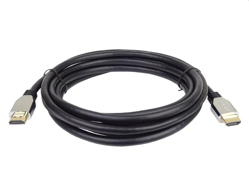 PremiumCord ULTRA HDMI 2.1 High Speed + Ethernet kábel 8K @ 60Hz, pozlátené 1m 