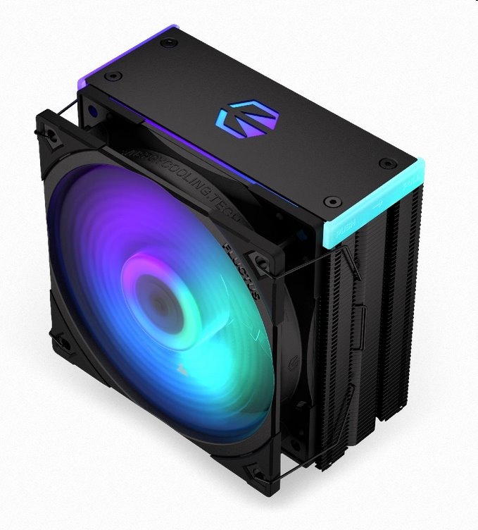 ENDORFY chladič CPU Fera 5 Black ARGB / ultratichý/ 120mm fan/ 4 heatpipes / PWM/ pre Intel a AMD  