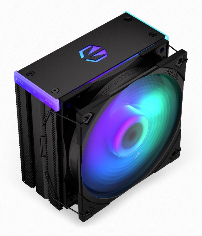 ENDORFY chladič CPU Fera 5 Black ARGB / ultratichý/ 120mm fan/ 4 heatpipes / PWM/ pre Intel a AMD  