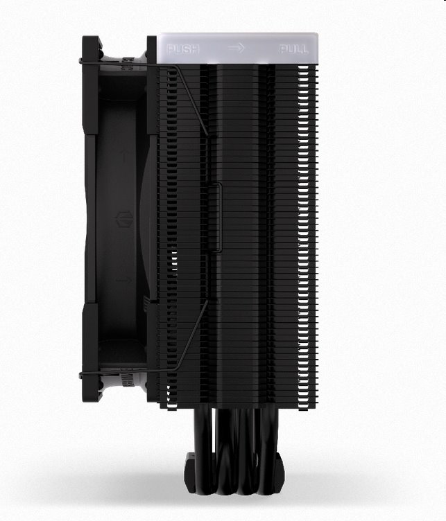 ENDORFY chladič CPU Fera 5 Black ARGB / ultratichý/ 120mm fan/ 4 heatpipes / PWM/ pre Intel a AMD  