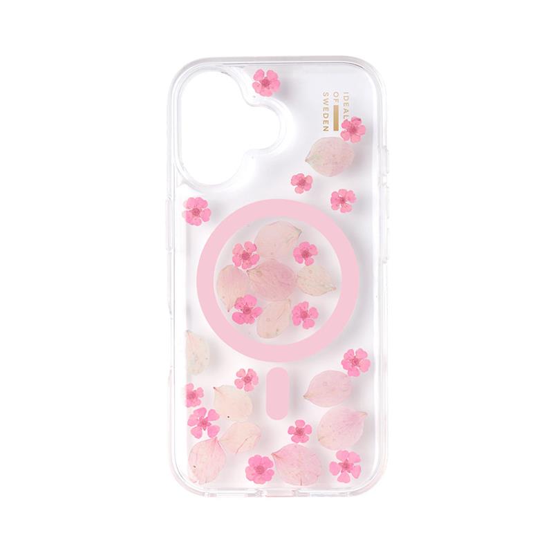 iDeal Fashion Clear Case MagSafe iPhone 16 Cherry Blossom 