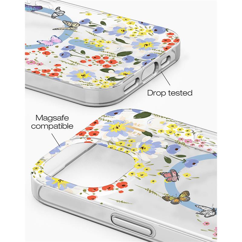 iDeal Fashion Clear Case MagSafe iPhone 13/14/15 Artistic Garden 