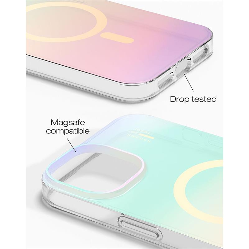 iDeal Fashion Clear Case MagSafe iPhone 13/14/15 Shimmer 