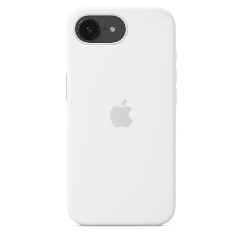 Apple iPhone 16e Silicone Case – White 
