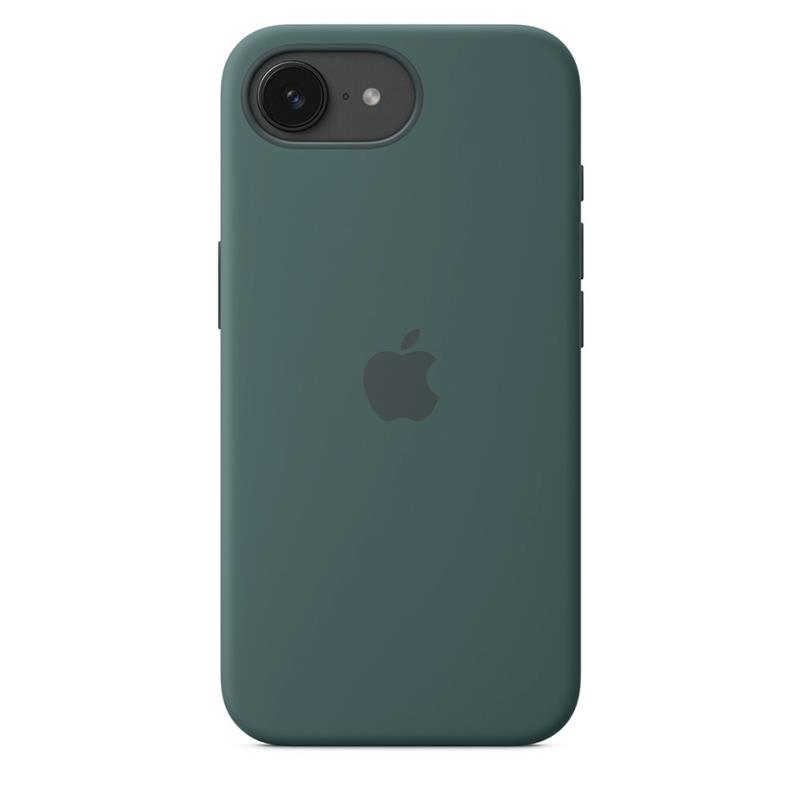Apple iPhone 16e Silicone Case – Lake Green 