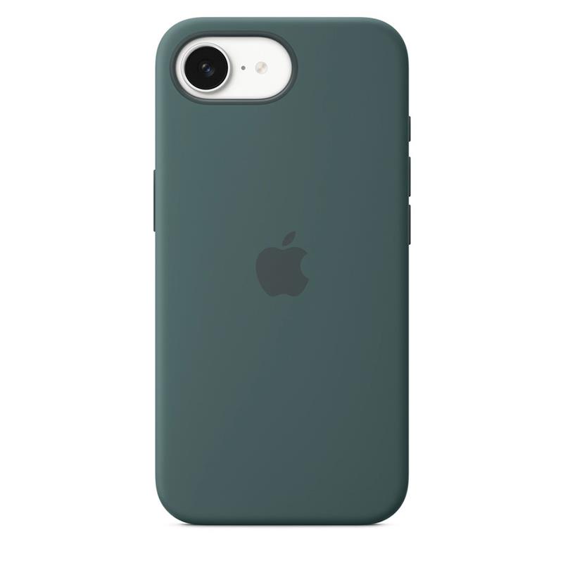 Apple iPhone 16e Silicone Case – Lake Green 