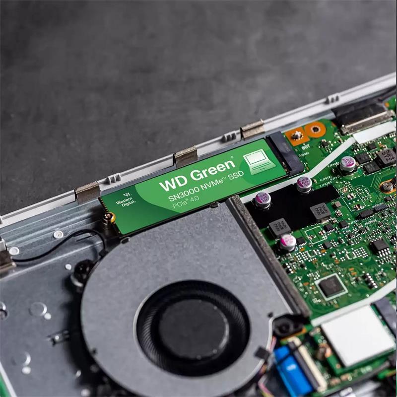 WD Green SN3000 SSD Powered by SanDisk 2TB M.2 NVMe Gen4 5000/4200MBps 