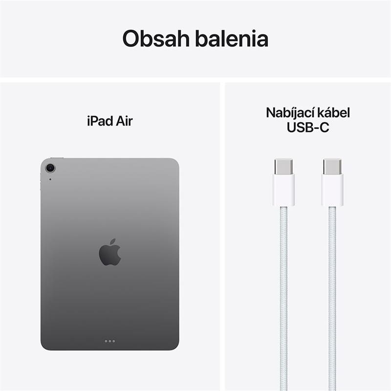 iPad Air 11" Wi-Fi 128GB Kozmický sivý (2025) 