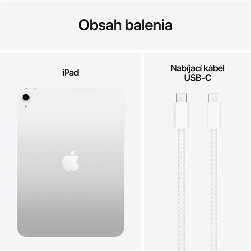 iPad 11" Wi-Fi 128GB Strieborný 