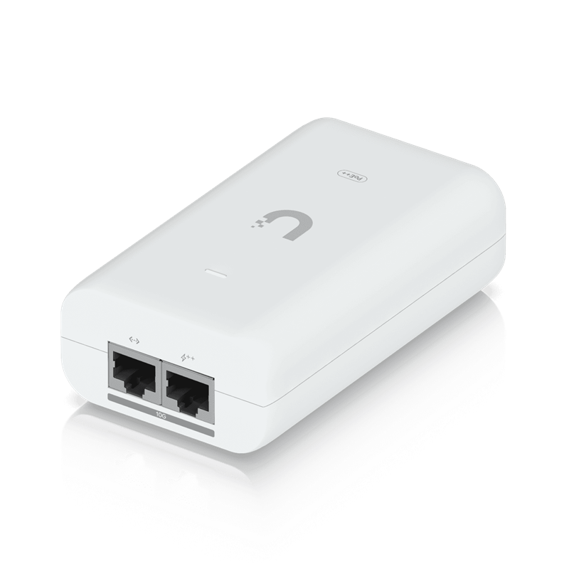 Ubiquiti UACC-PoE++-10G   10Gigabit PoE injektor 54V/1,25A (60W) biely 