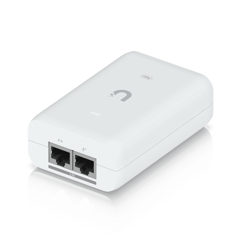 Ubiquiti UACC-PoE+-2.5G    2,5Gigabit PoE injektor 48V/0,65A (30W) biely 
