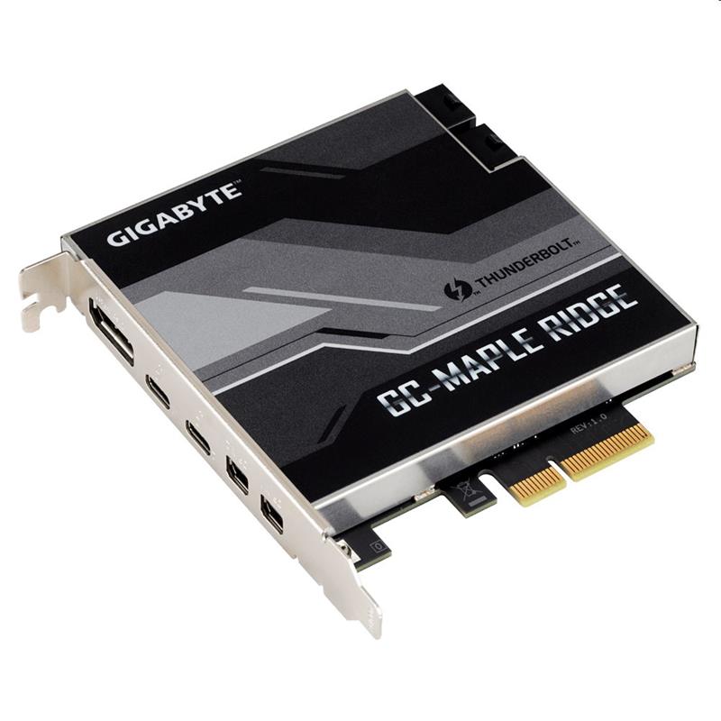 Gigabyte Intel Dual Thunderbolt 4 / DisplayPort 1.4 card (40 Gb/s, PD3.0 up to 97W) 