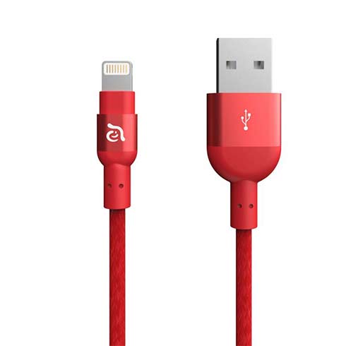 Adam Elements kábel PeAk II 120B Lightning to USB 1,2m - Red