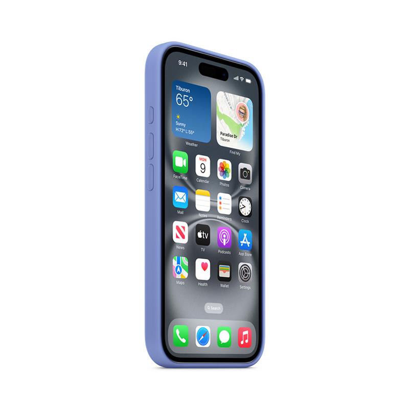Apple iPhone 16 Silicone Case with MagSafe - Periwinkle 