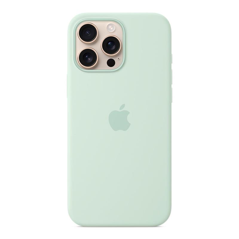 iPhone 16 Pro Max Silicone Case with MagSafe - Aquamarine 