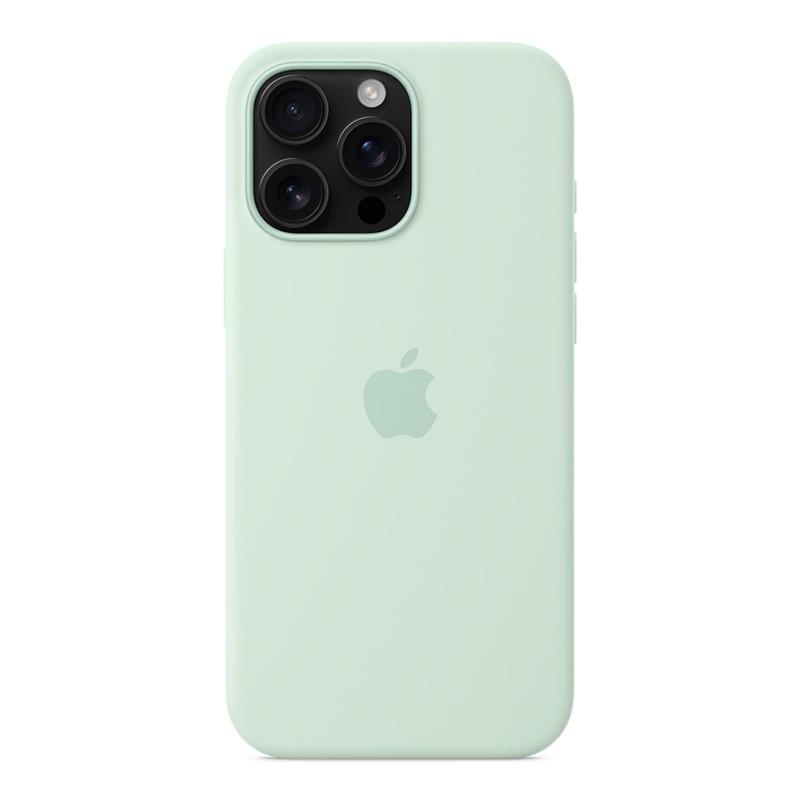 iPhone 16 Pro Max Silicone Case with MagSafe - Aquamarine 