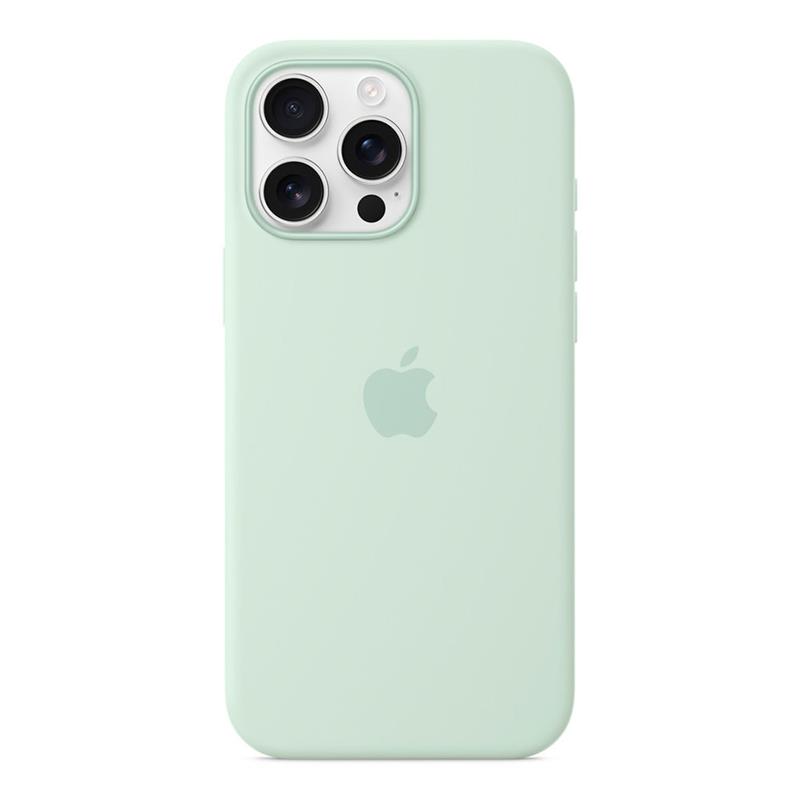iPhone 16 Pro Max Silicone Case with MagSafe - Aquamarine 