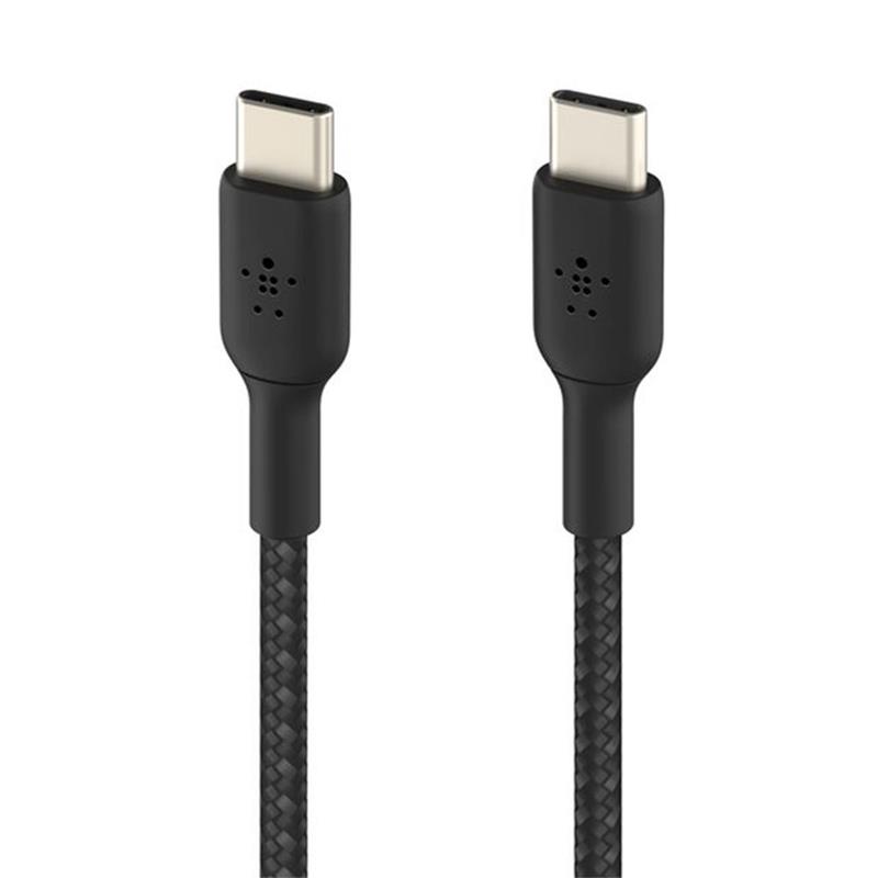 Belkin kábel Boost Charge Braided USB-C to USB-C 15cm - Black 
