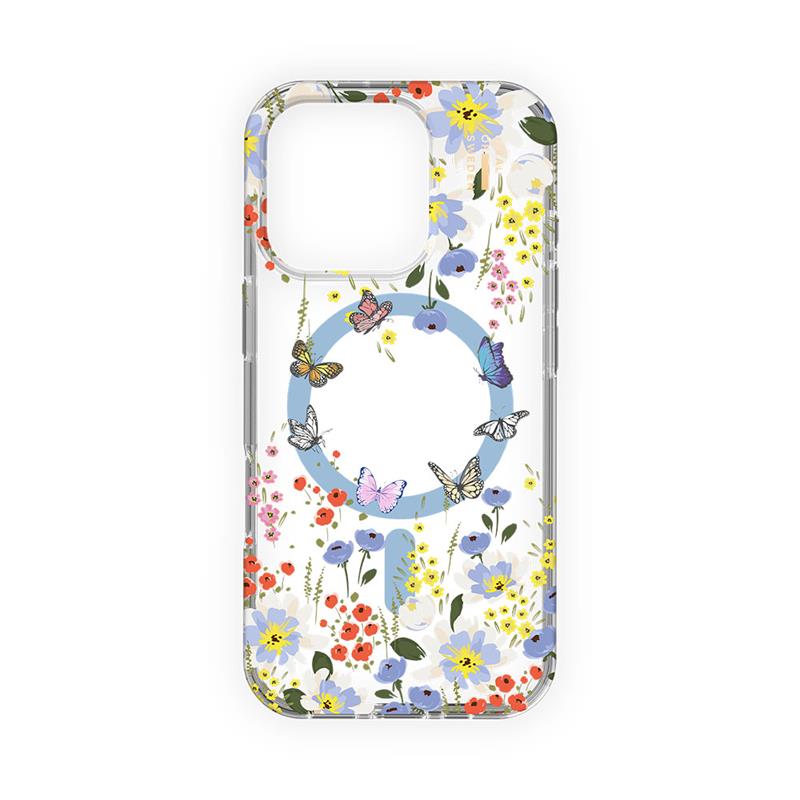 iDeal Fashion Clear Case MagSafe iPhone 16 Pro Artistic Garden 