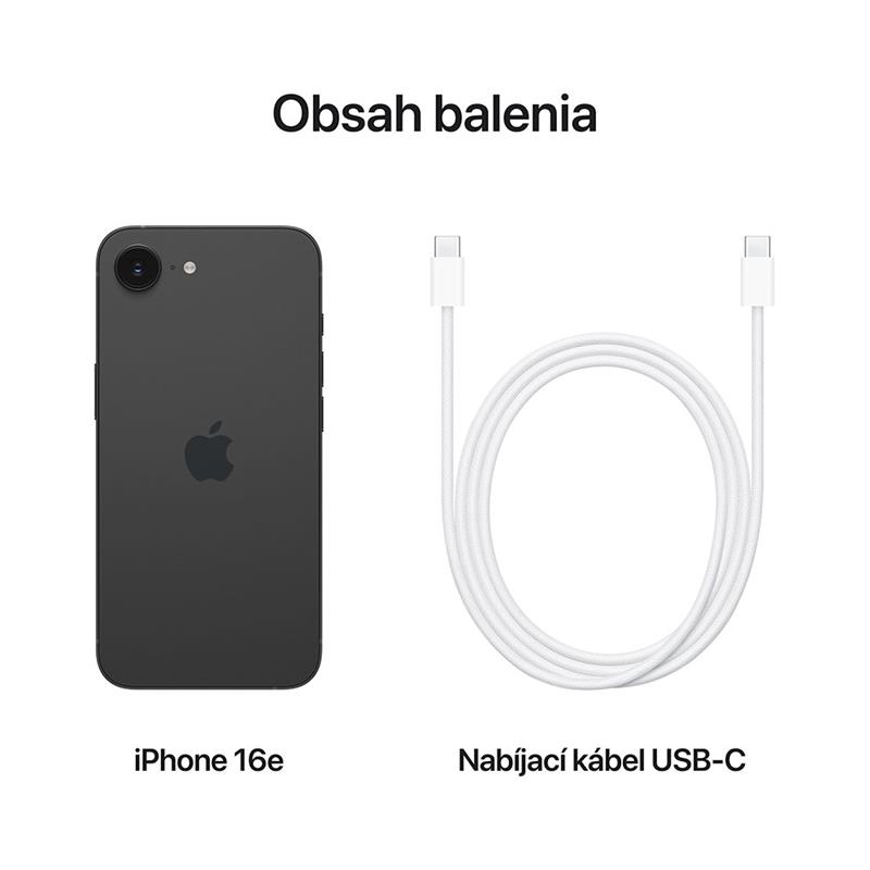 iPhone 16e 128 GB čierny *Rozbalený* 