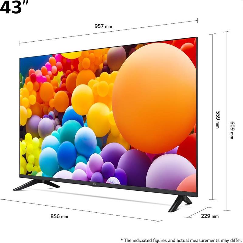 LG 43UT73006 - UHD AI Smart LED TV, 43' (109cm), HDR10 Pro 