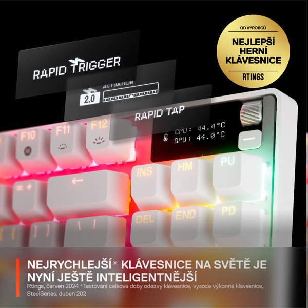 SteelSeries Apex Pro TKL Gen 3 White US 