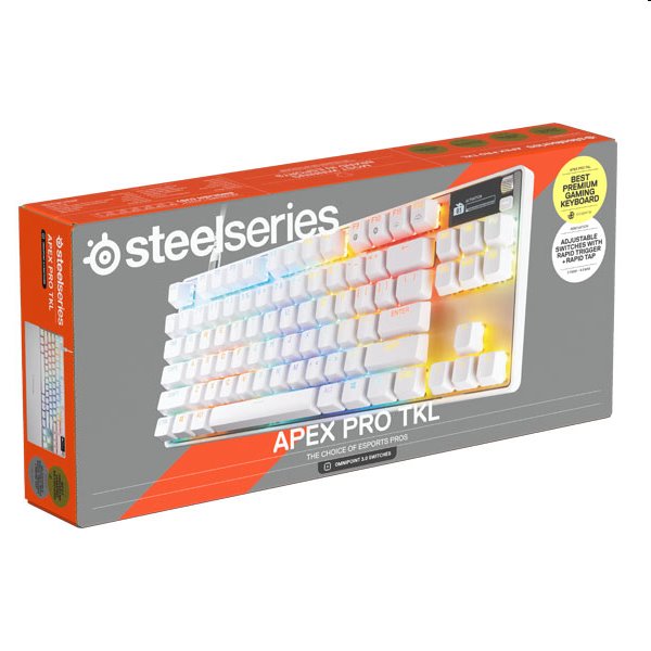 SteelSeries Apex Pro TKL Gen 3 White US 