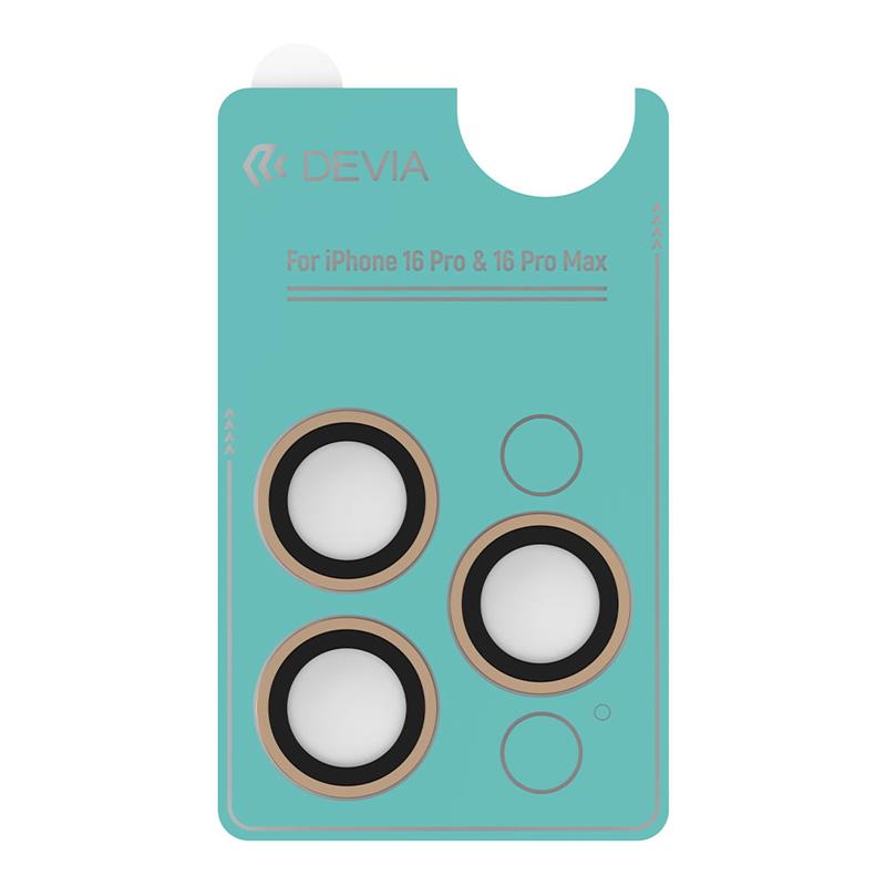 Devia Peak Series Lens Protector pre iPhone 16 Pro/16 Pro Max - Rose Gold 