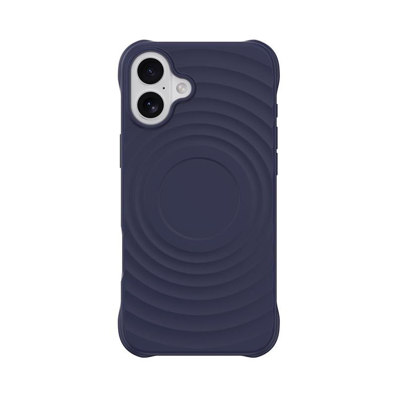 Devia kryt Ripple Magnetic Shockproof TPU Case pre iPhone 16 - Blue 