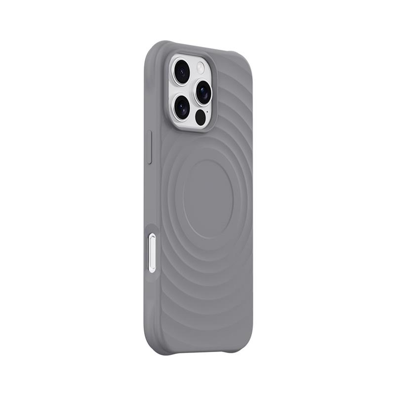 Devia kryt Ripple Magnetic Shockproof TPU Case pre iPhone 16 Pro - Gray 