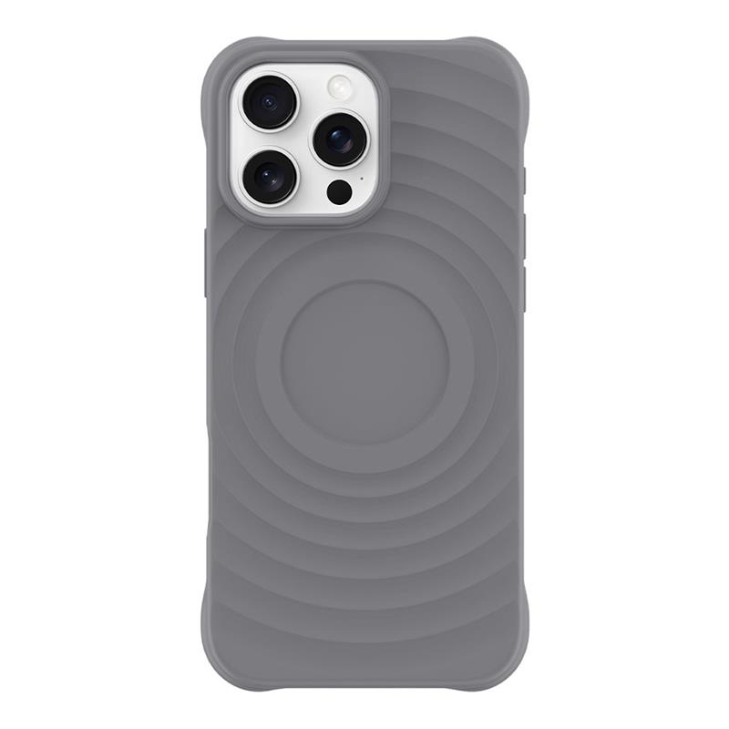Devia kryt Ripple Magnetic Shockproof TPU Case pre iPhone 16 Pro Max - Gray 