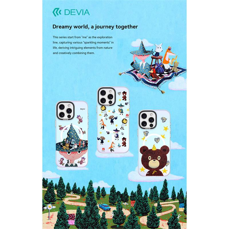 Devia kryt Canvas Series Magnetic Case pre iPhone 16 Pro - Magic Academy 