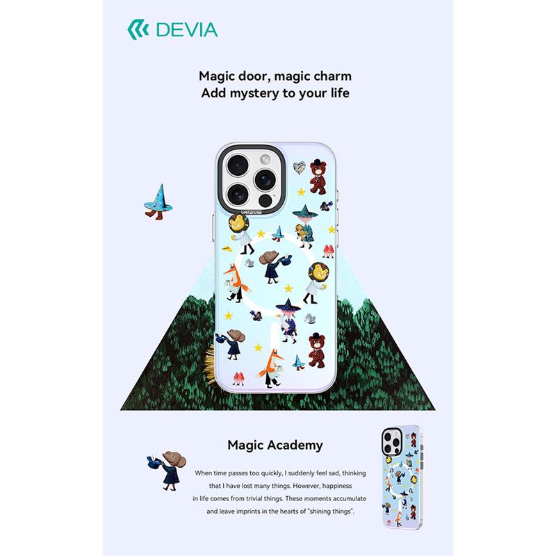 Devia kryt Canvas Series Magnetic Case pre iPhone 16 Pro - Magic Academy 